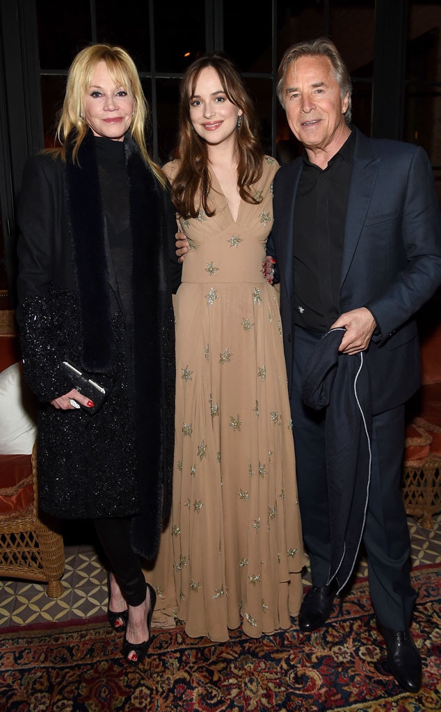 Dakota Johnson's Parents Are Proud Dates to Movie Premiere - E! Online
